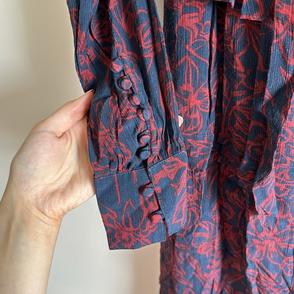 Jason Wu Collective Printed Shirt Dress - Size 4 - Picture 3 of 9